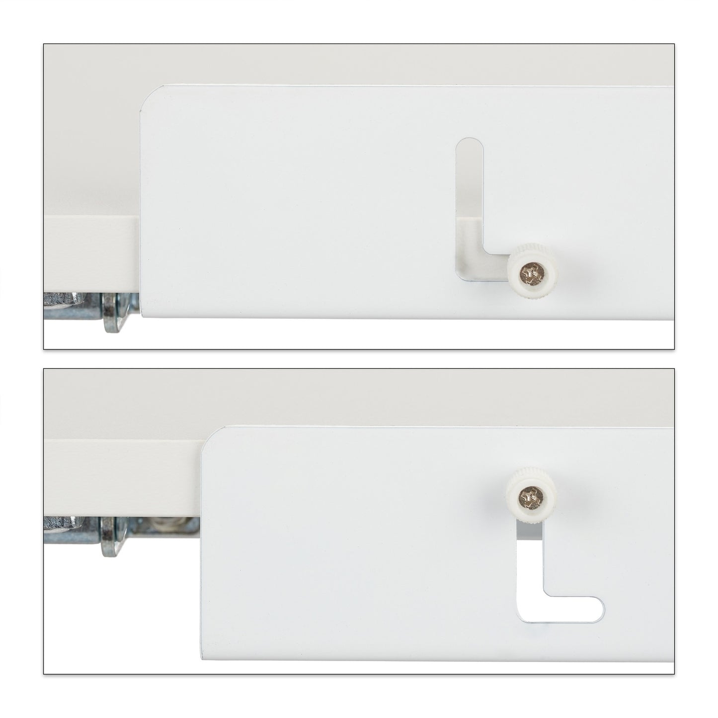 Folding desk with 3 shelves