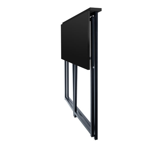 Folding desk wooden black 26117