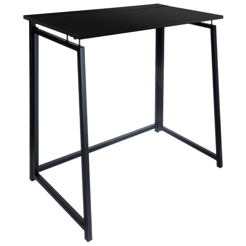 Folding desk wooden black 26117