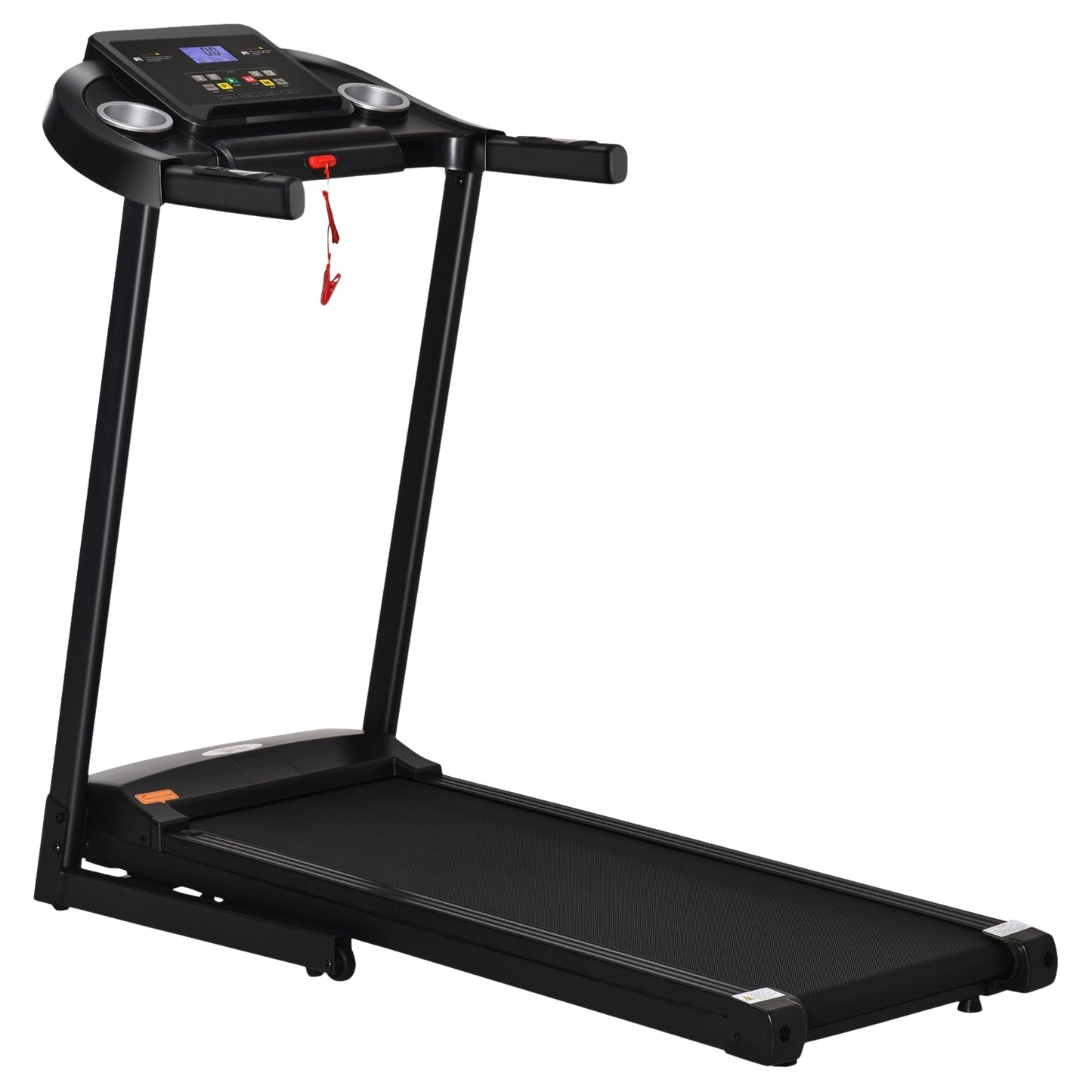Folding electric treadmill, LED screen, 12 programs