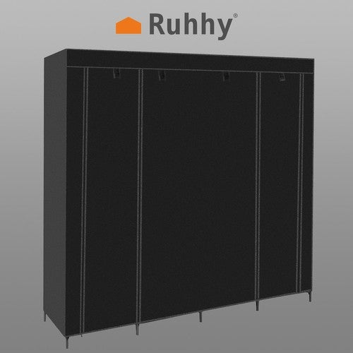 Folding fabric wardrobe 170x170cm Ruhhy 23740