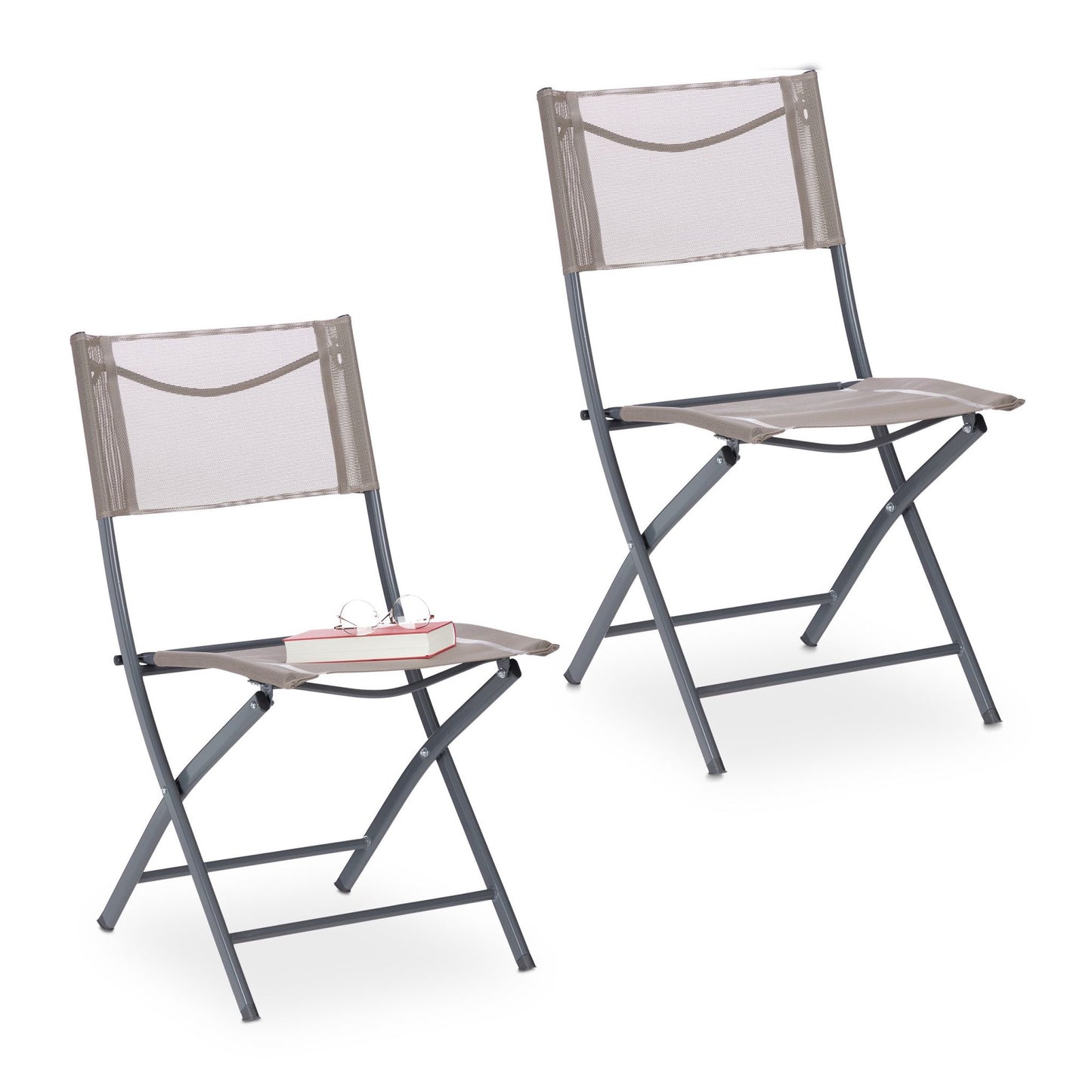 Folding garden chair Set of 2