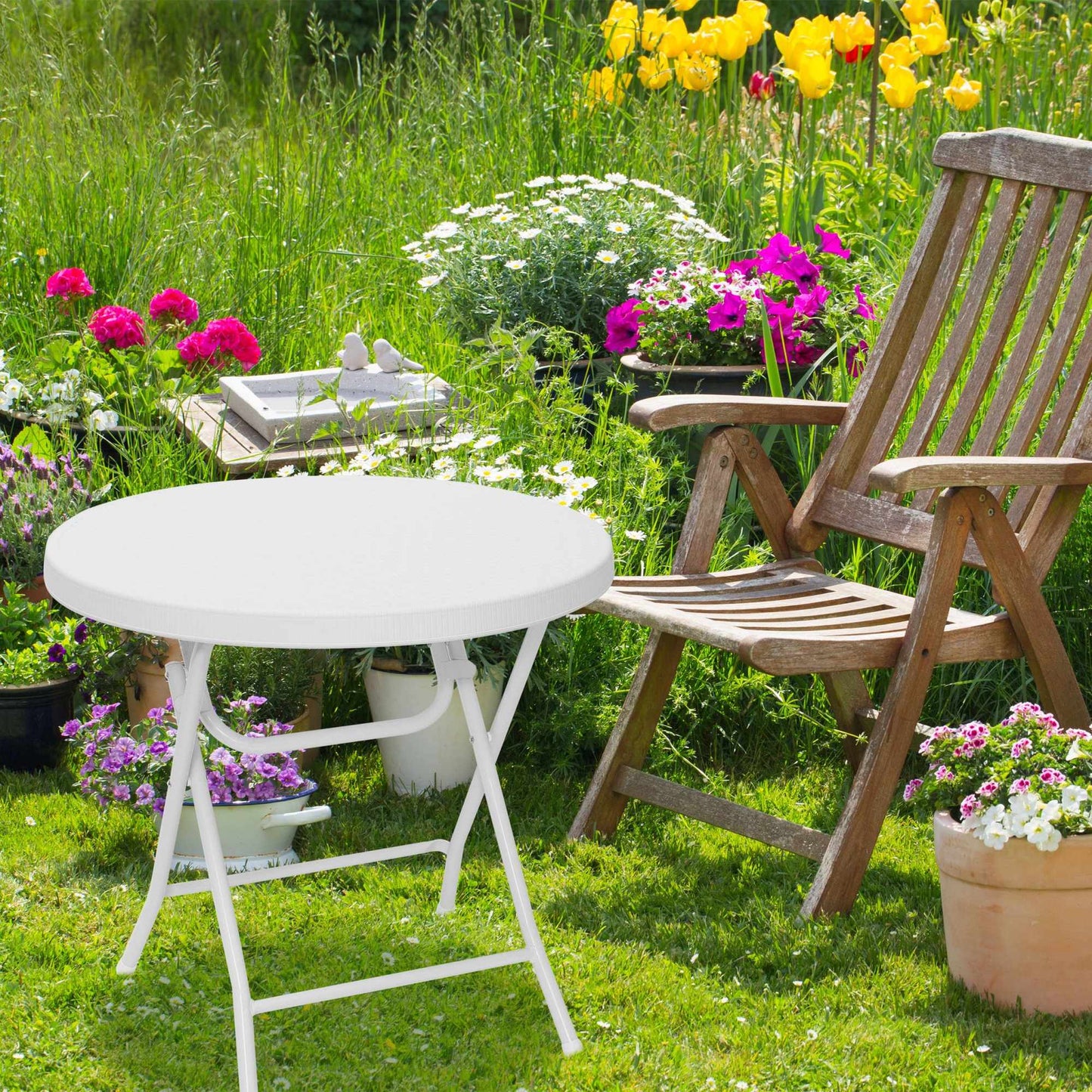 Folding garden table BASTIAN