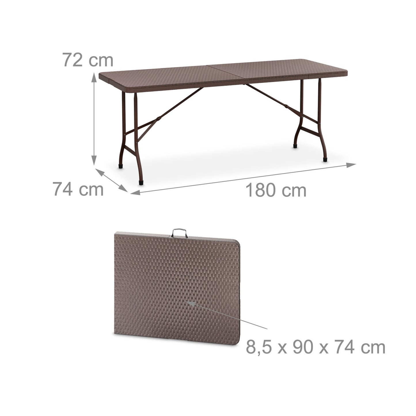 Folding garden table