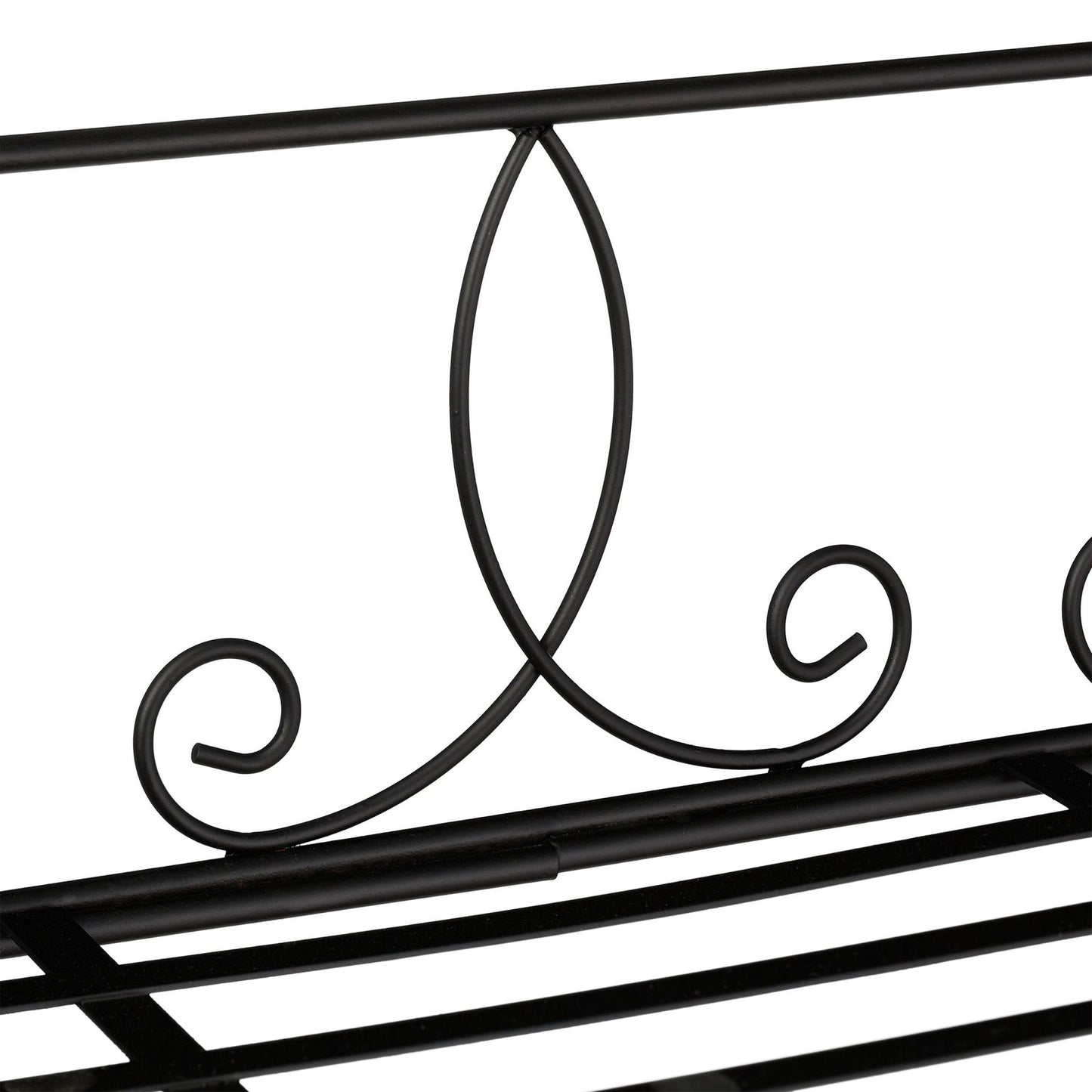 Folding metal flower stand