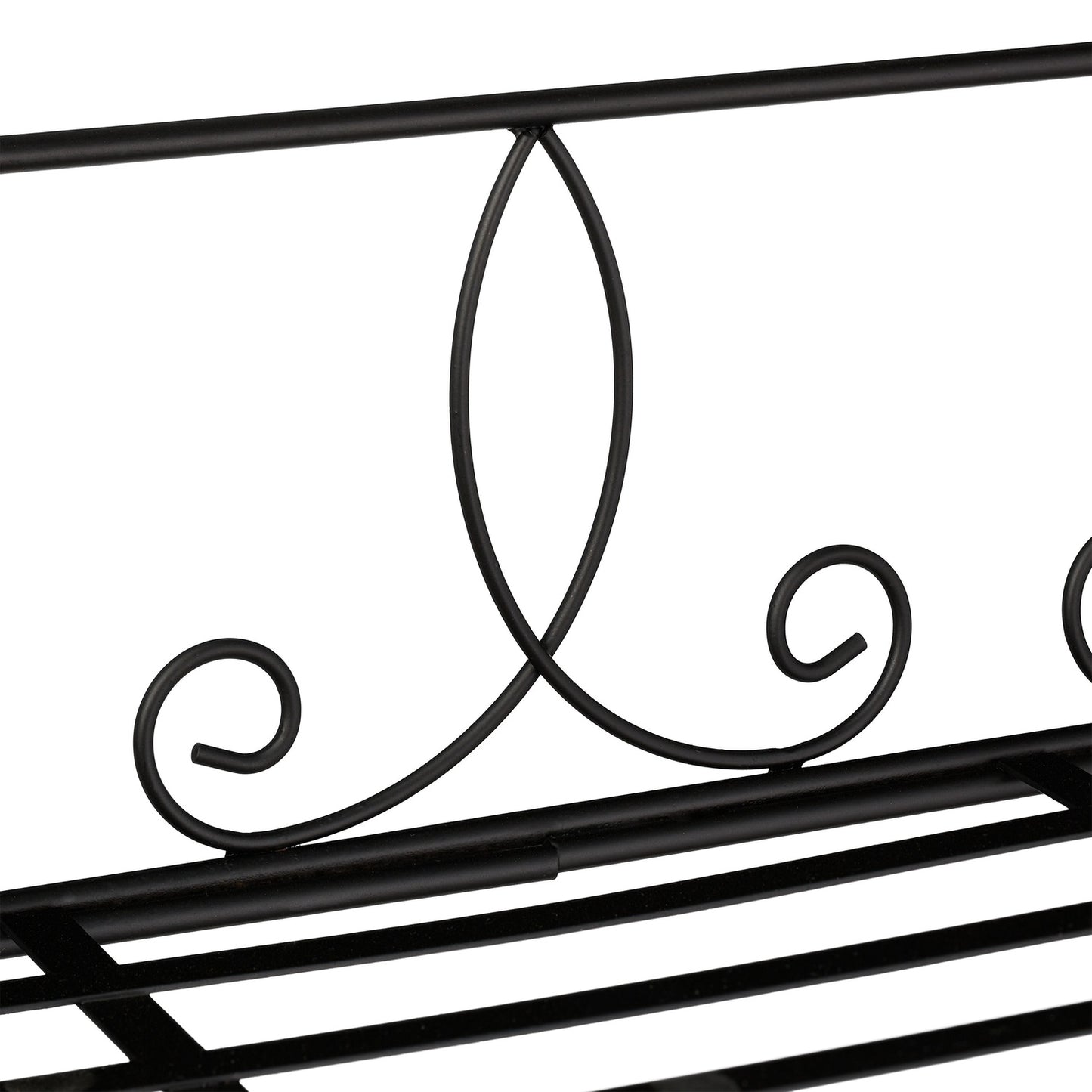 Folding metal flower stand