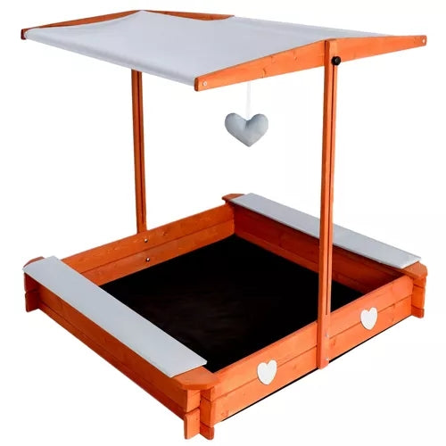 Folding sandbox with roof 24215