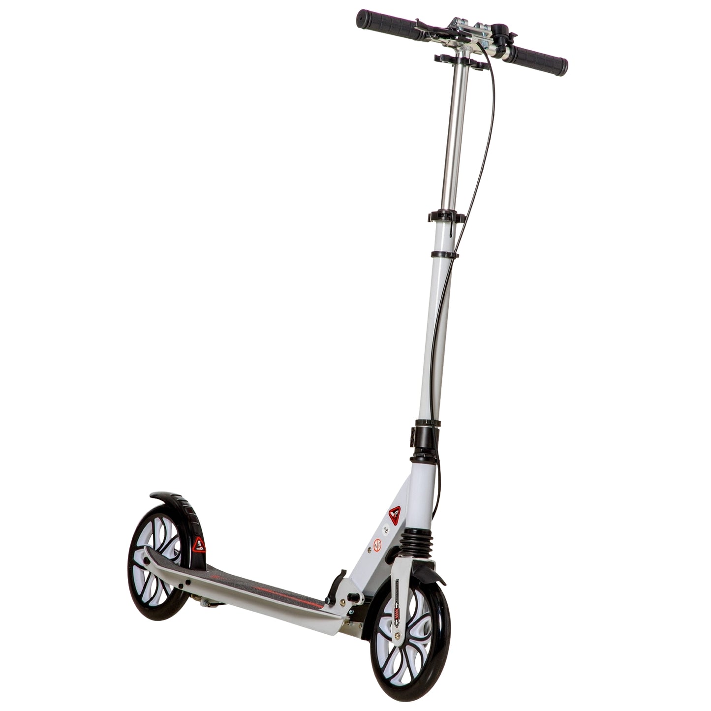 Folding scooter for teenagers and adults, 200 mm wheels, adjustable height