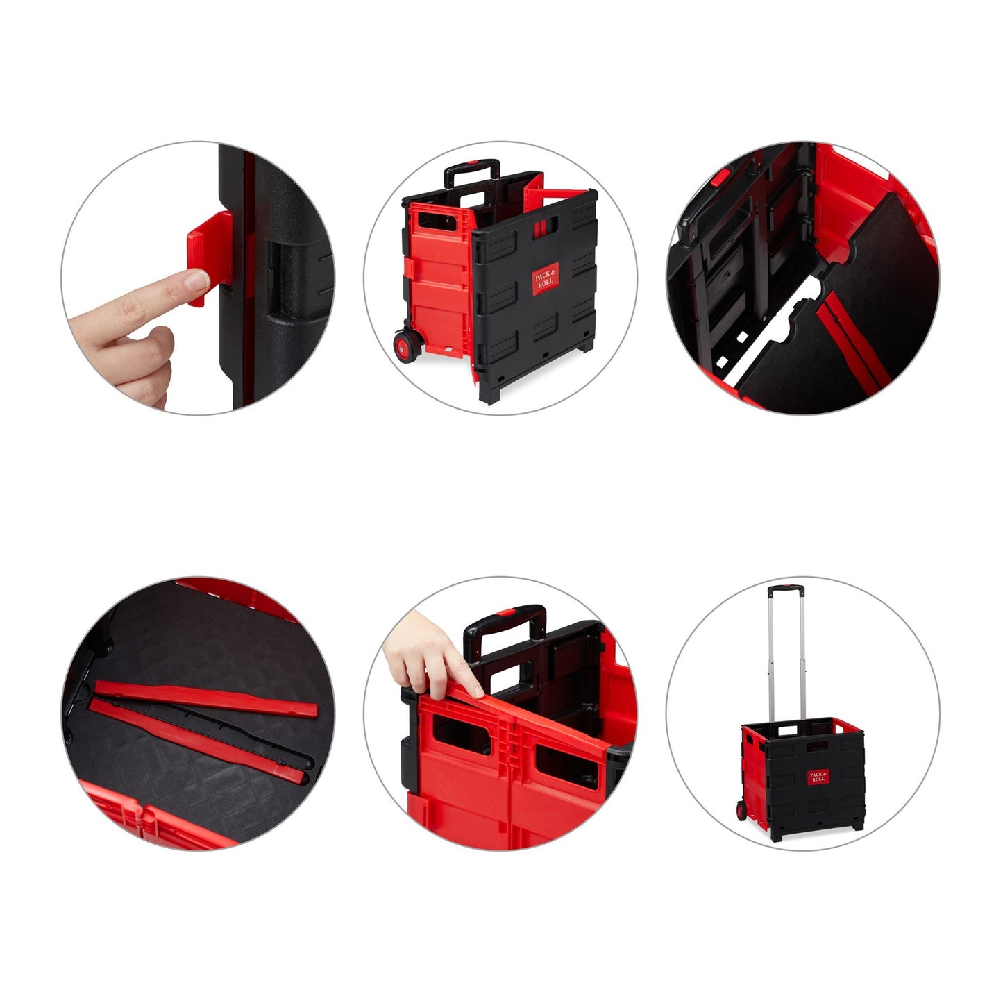 Folding shopping cart