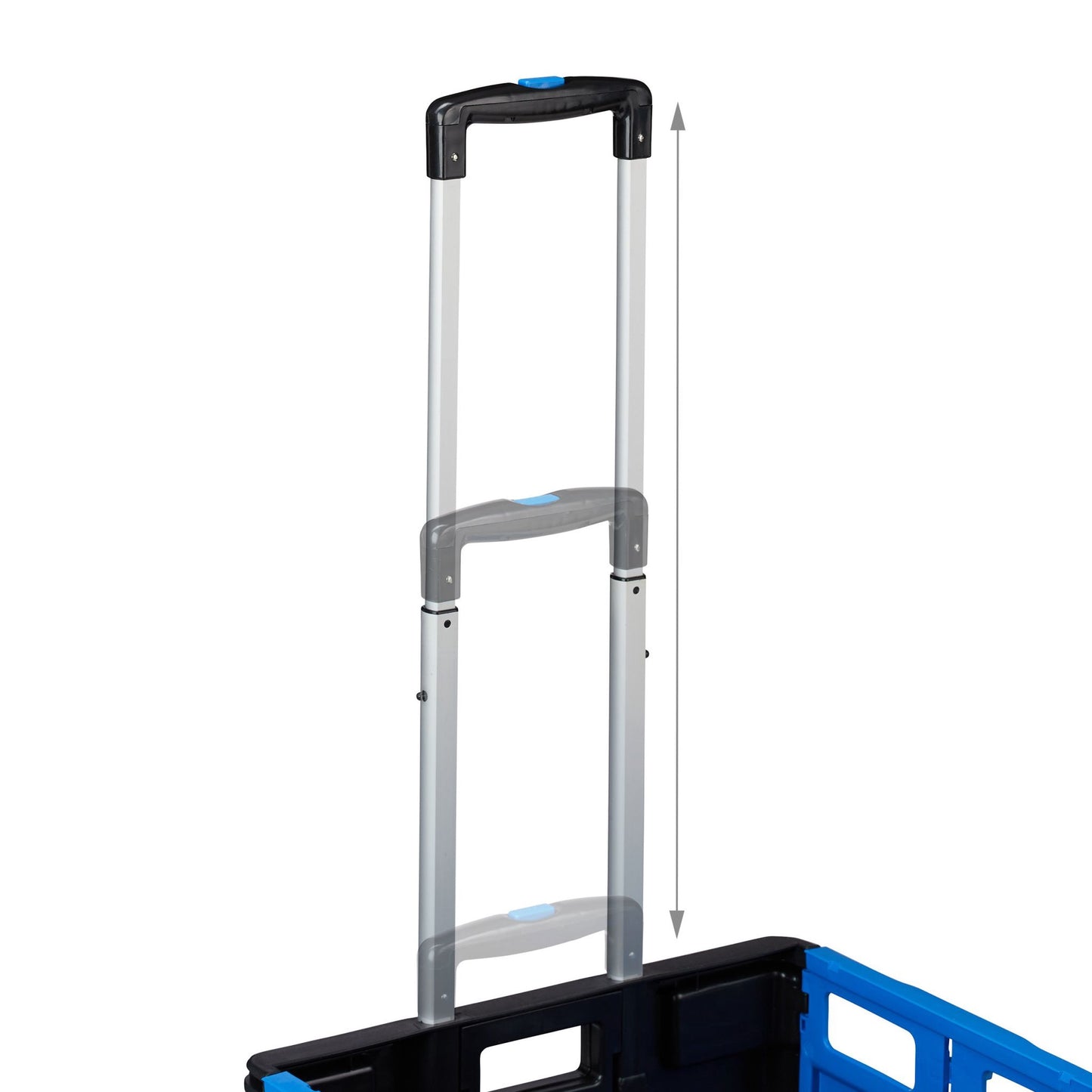 Folding shopping trolley