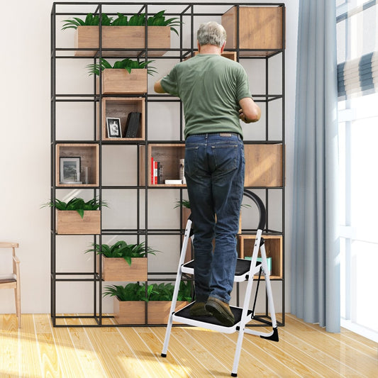 Folding step household ladder stepladder stepladder step ladder 2 steps 150KG