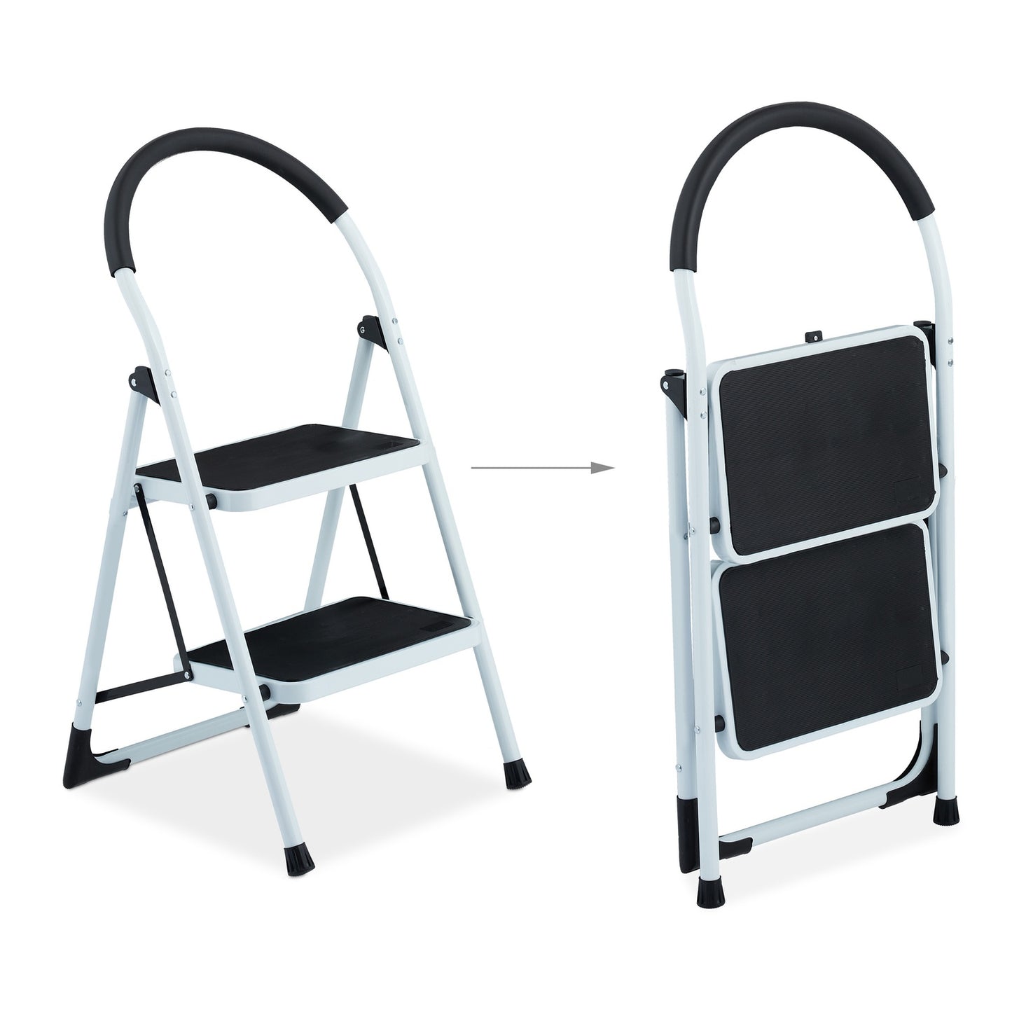 Folding stepladder, 2 steps