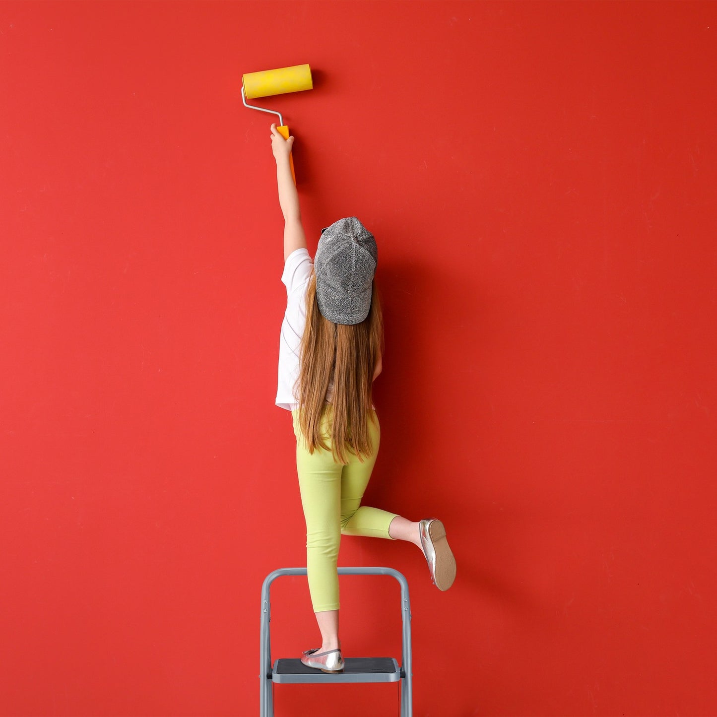 Folding stepladder, 2 steps