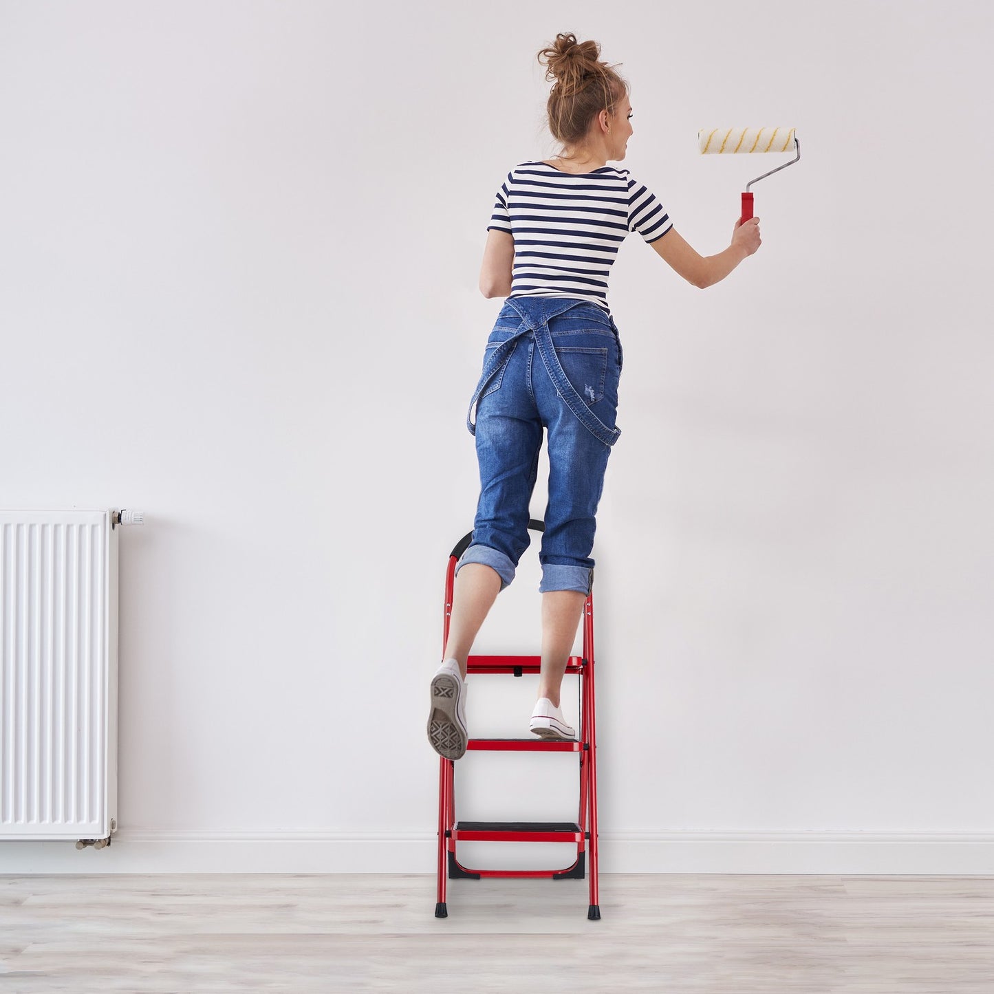 Folding stepladder, 3 steps