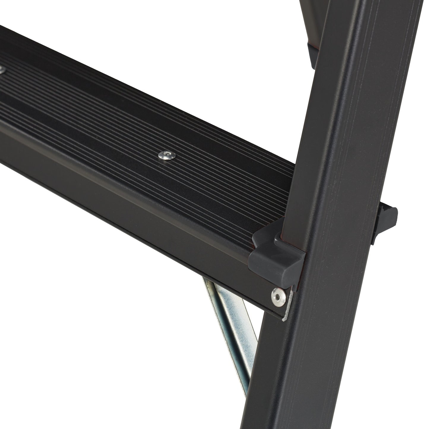 Folding stepladder in aluminium