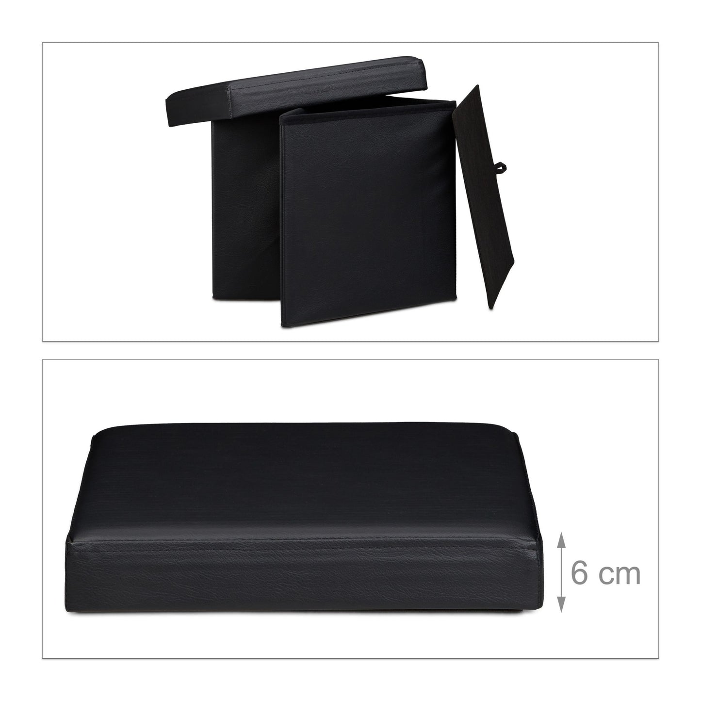 Folding stool artificial leather