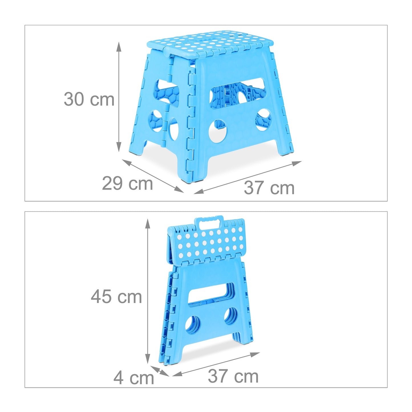 Folding stool blue