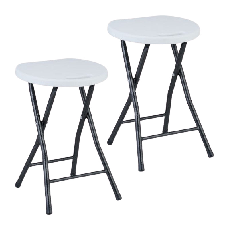 Folding stool set of 2