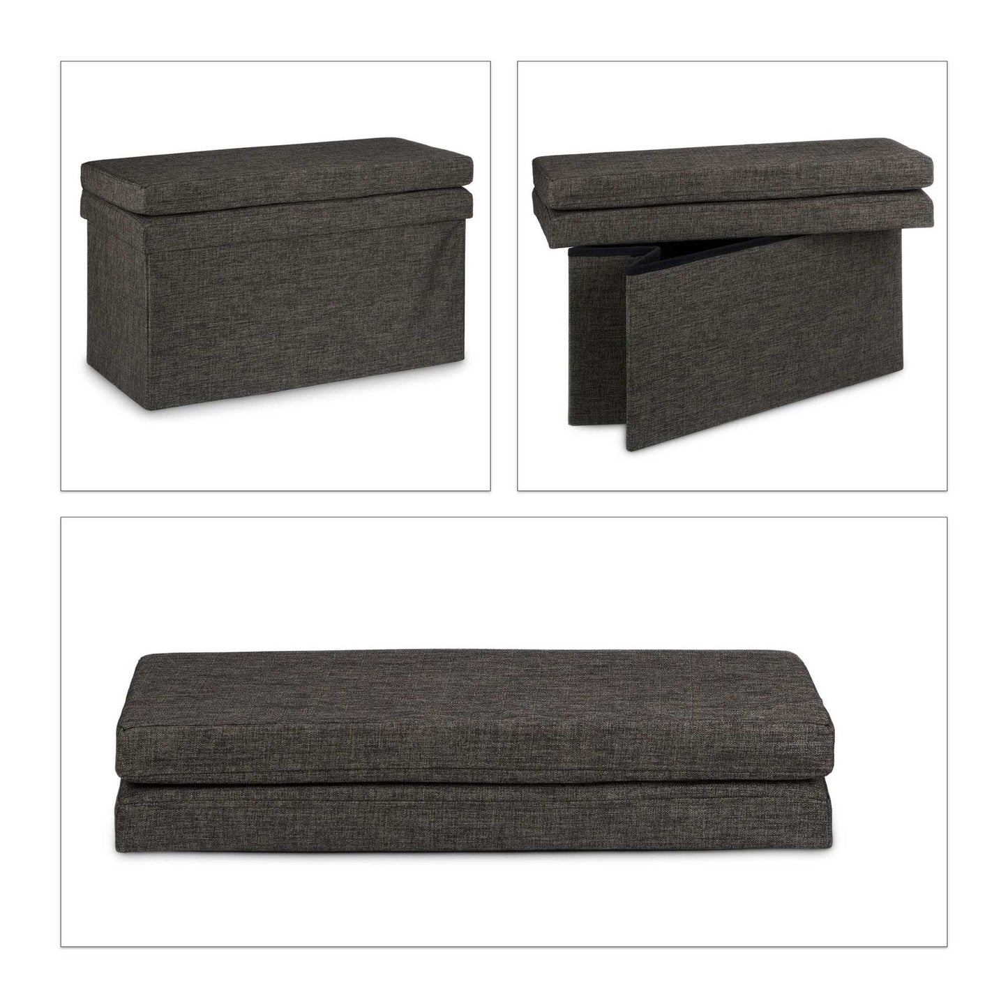 Folding stool with backrest L
