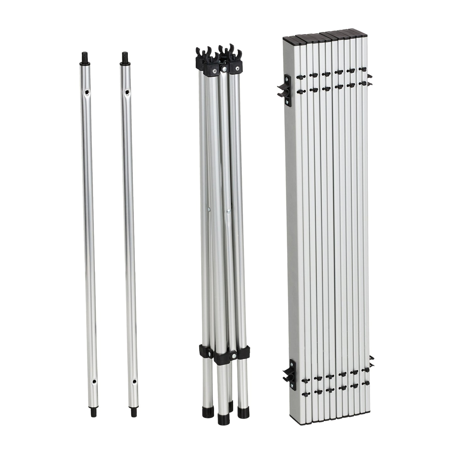Folding table in aluminium