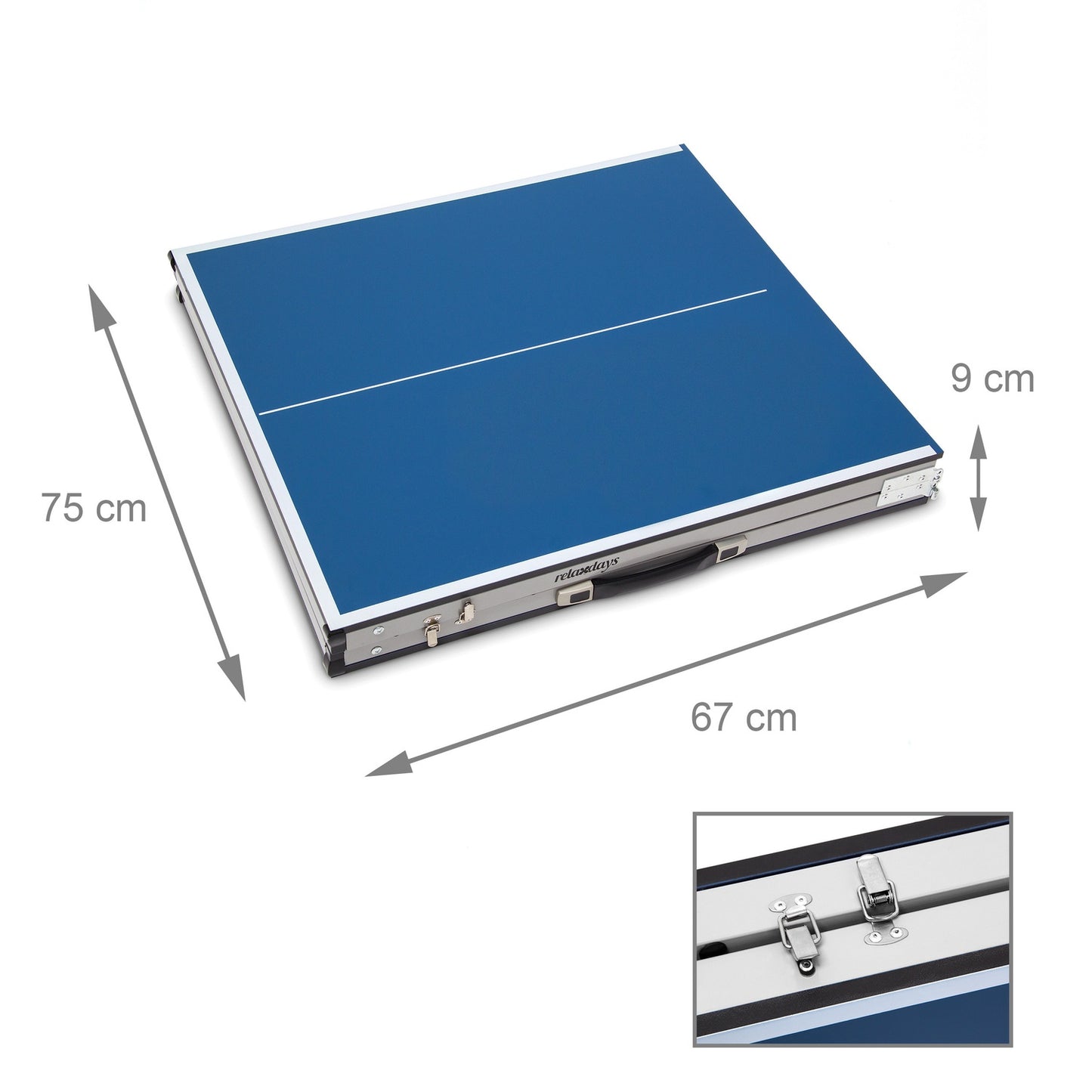 Folding table tennis table