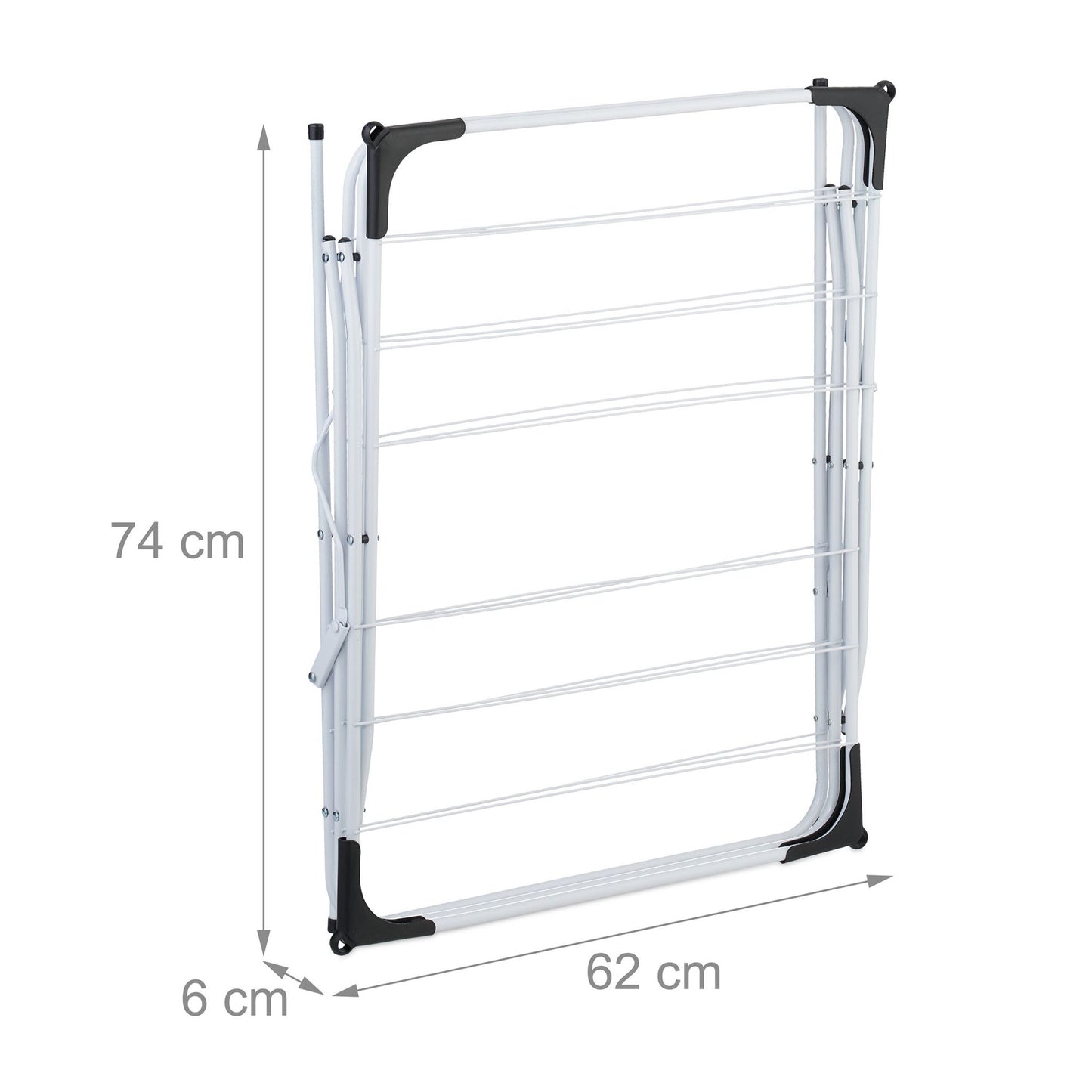 Folding tower clothes horse