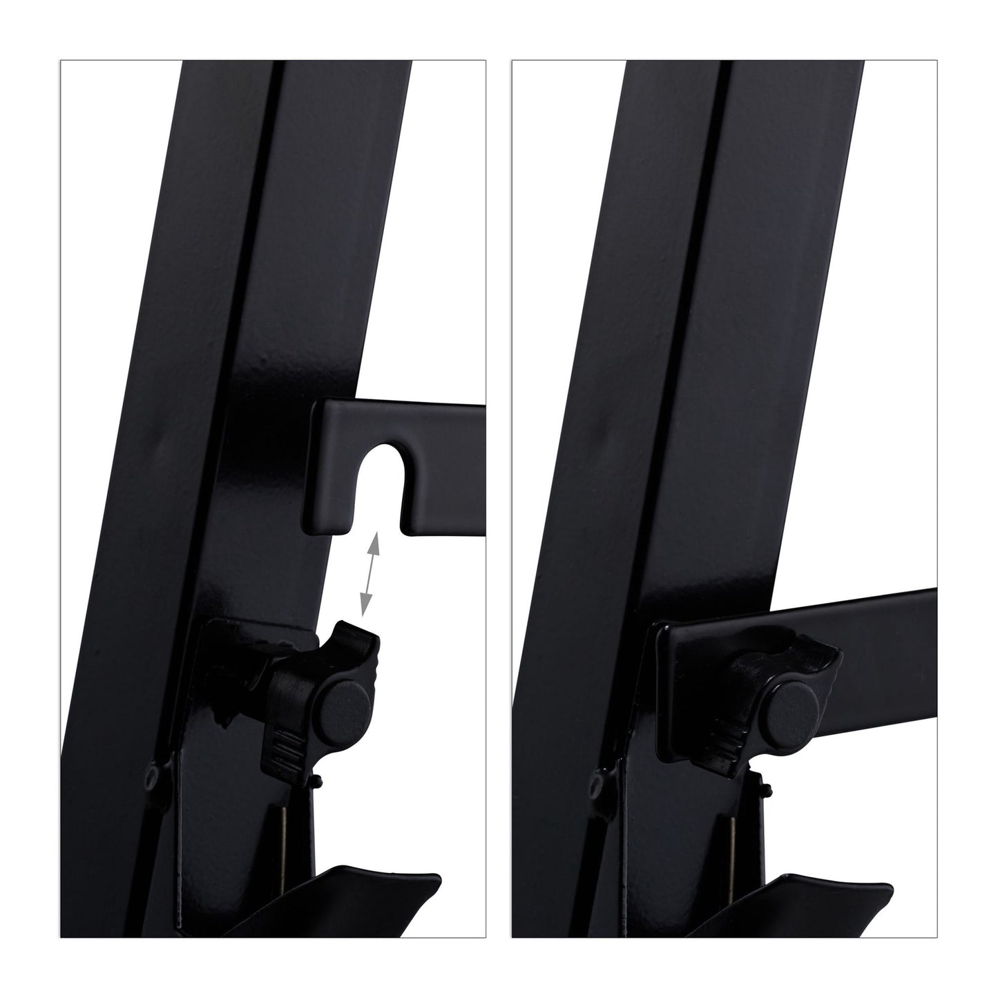 Folding trestle with carrying handle set of 2