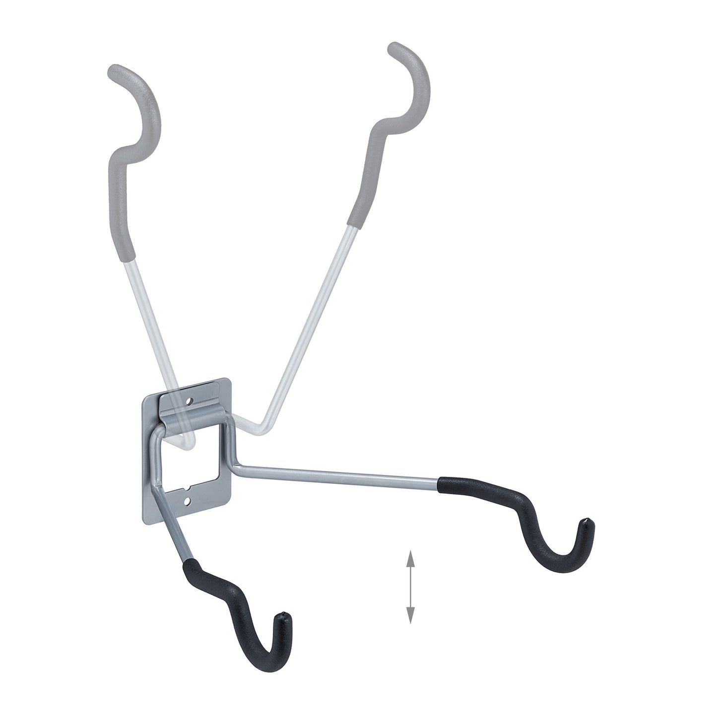 Folding wall bracket for bicycle