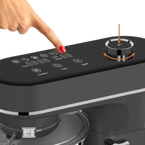 Food Processor with Heated Bowl and Blender Combo