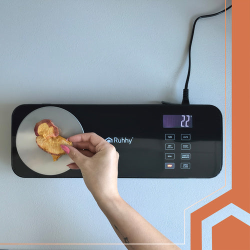 Food Vacuum Sealer with Scale, 120W, Double Pump