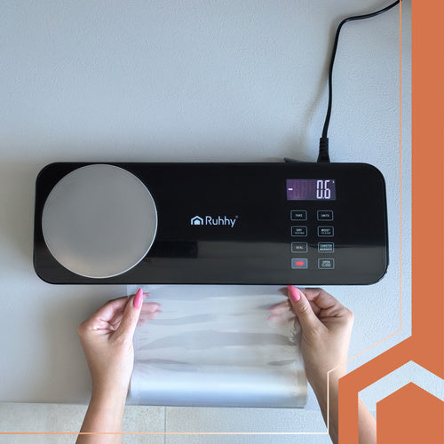 Food Vacuum Sealer with Scale, 120W, Double Pump