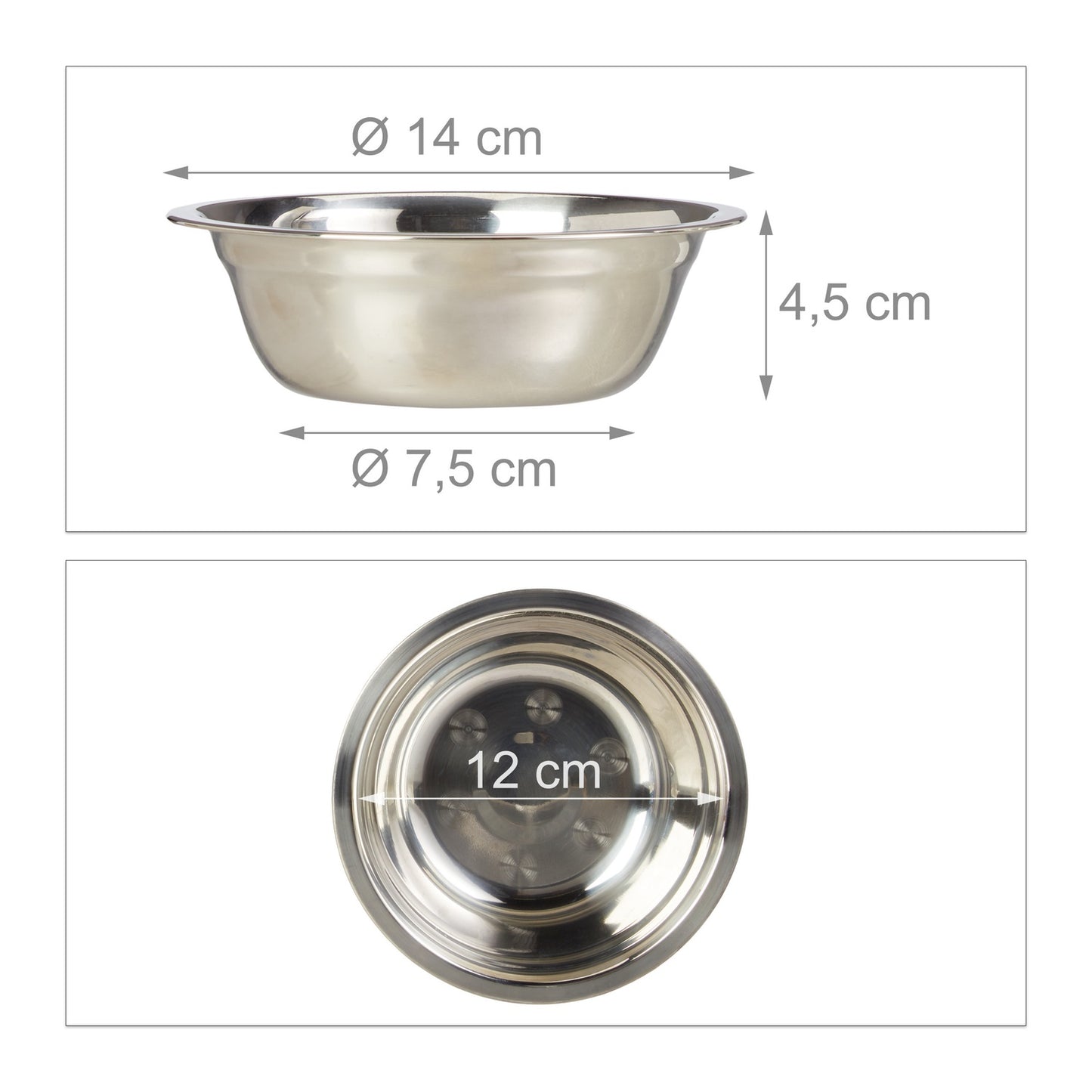 Food bowls in position