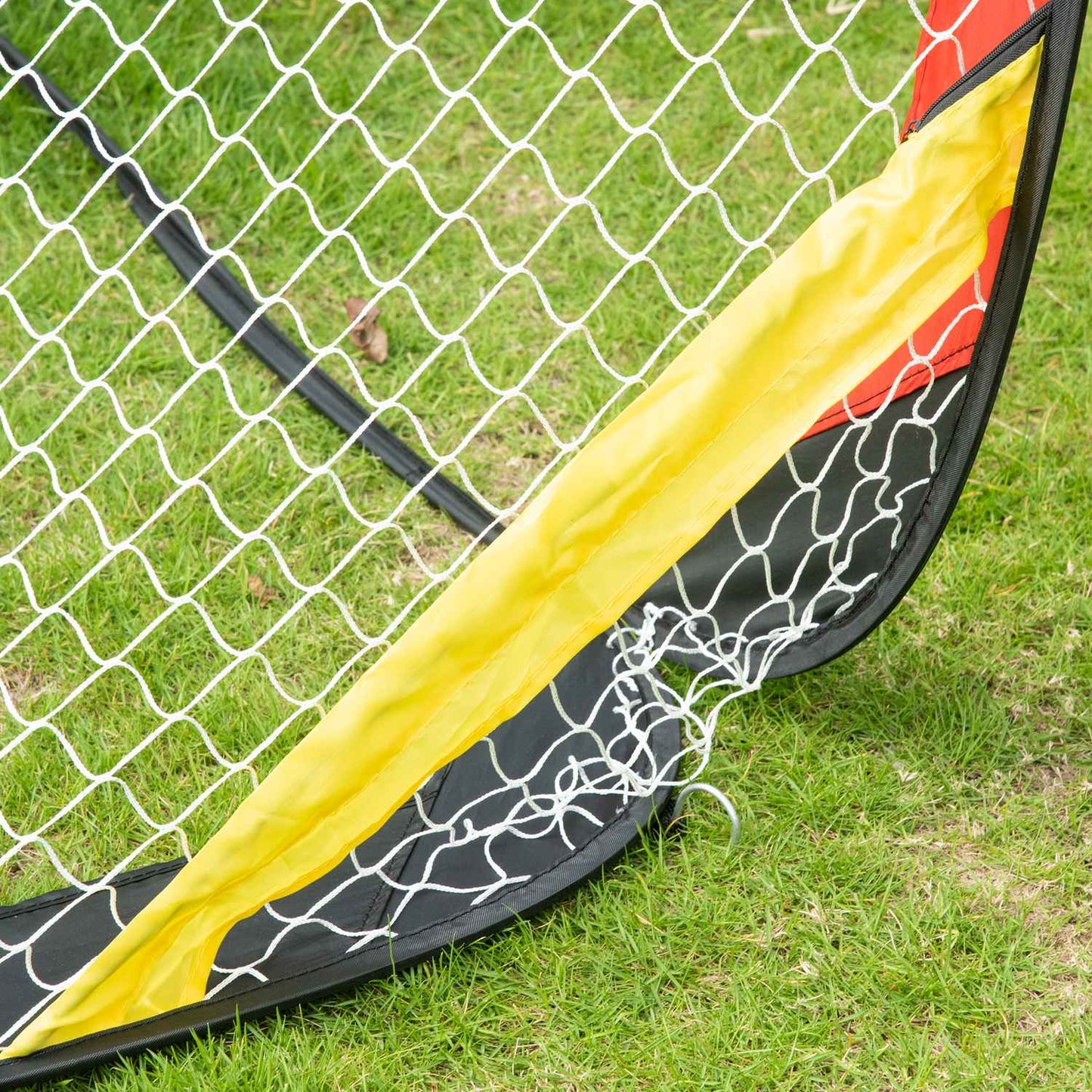 Folding football goals in steel set of 2 for garden or park
