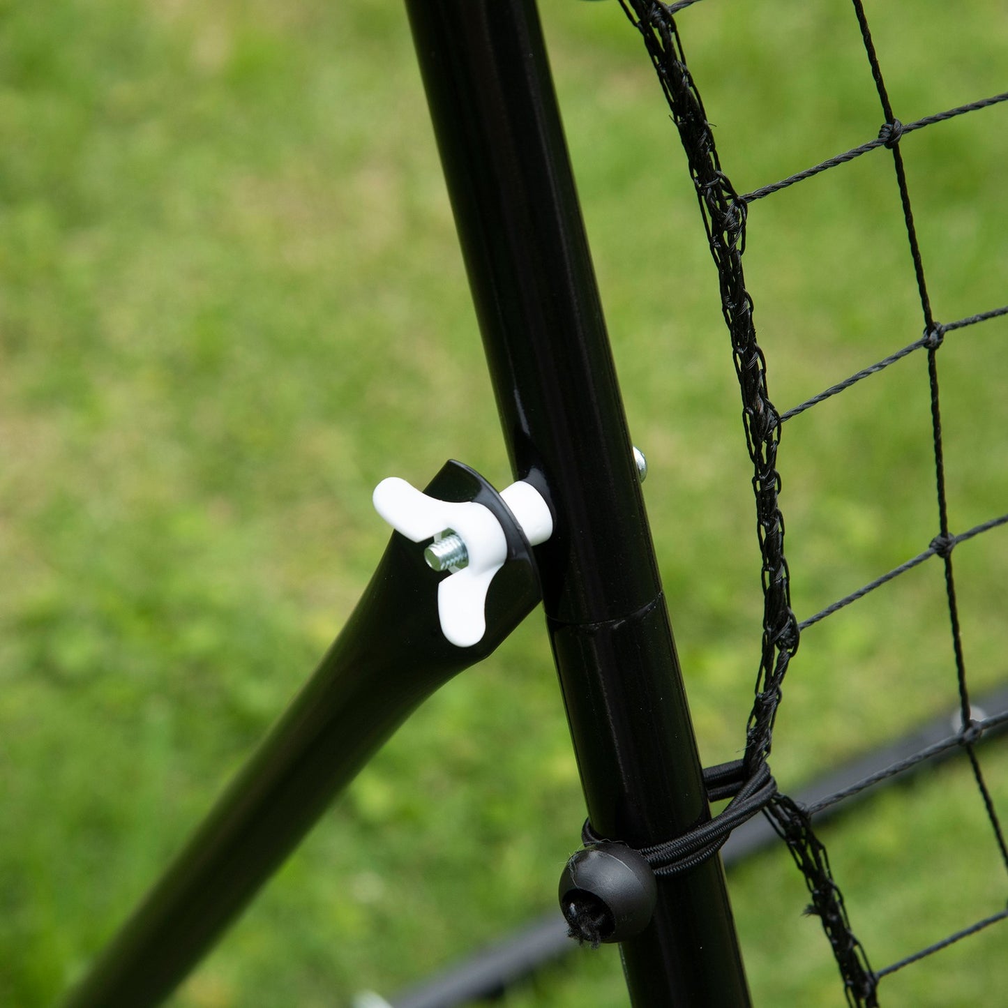 Football Rebounder Wall Net, Metal & PE, 96x80x96 cm