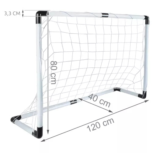 Football goal + ball + pump 23459