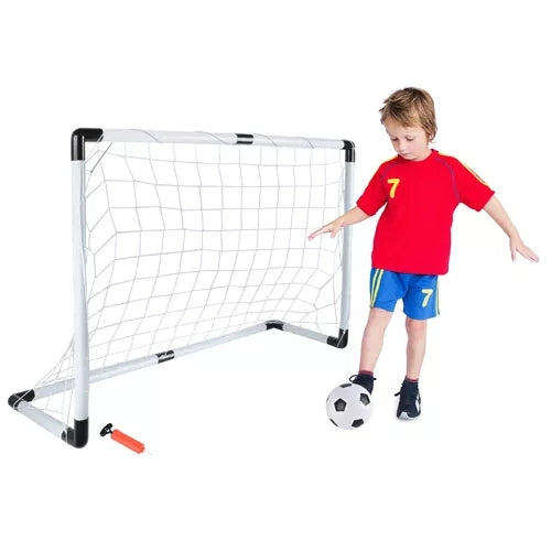 Football goal + ball + pump 23459