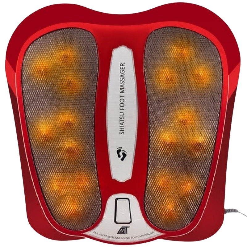 Foot massager with heating