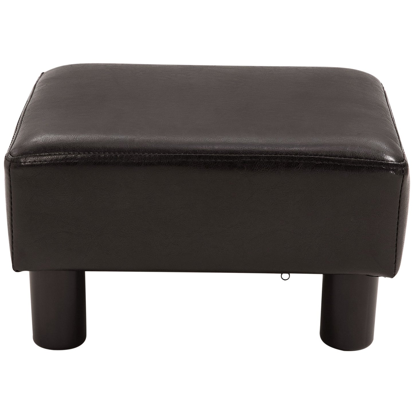 Ottoman footstool artificial leather, rectangular, 100 kg capacity