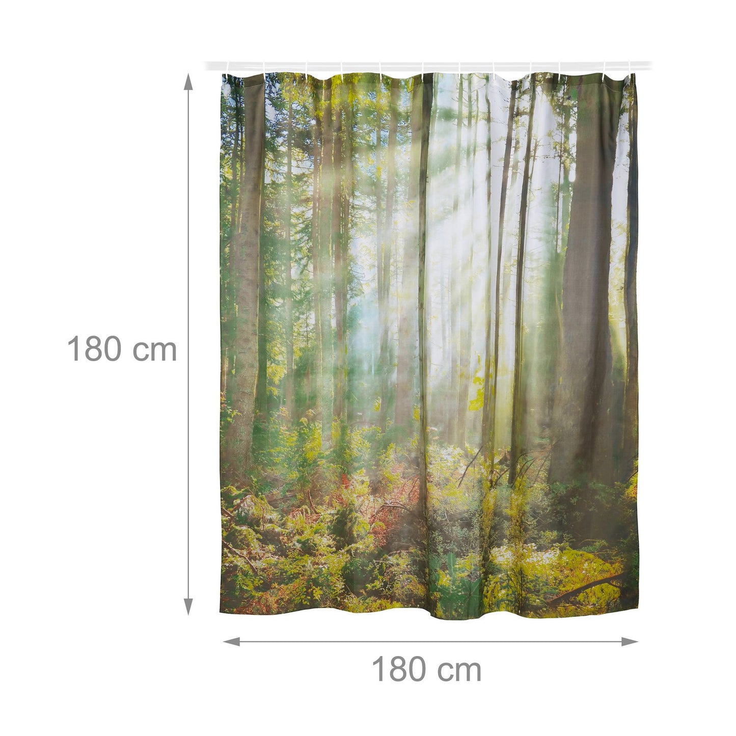 Forest shower curtain 180 x 180 cm