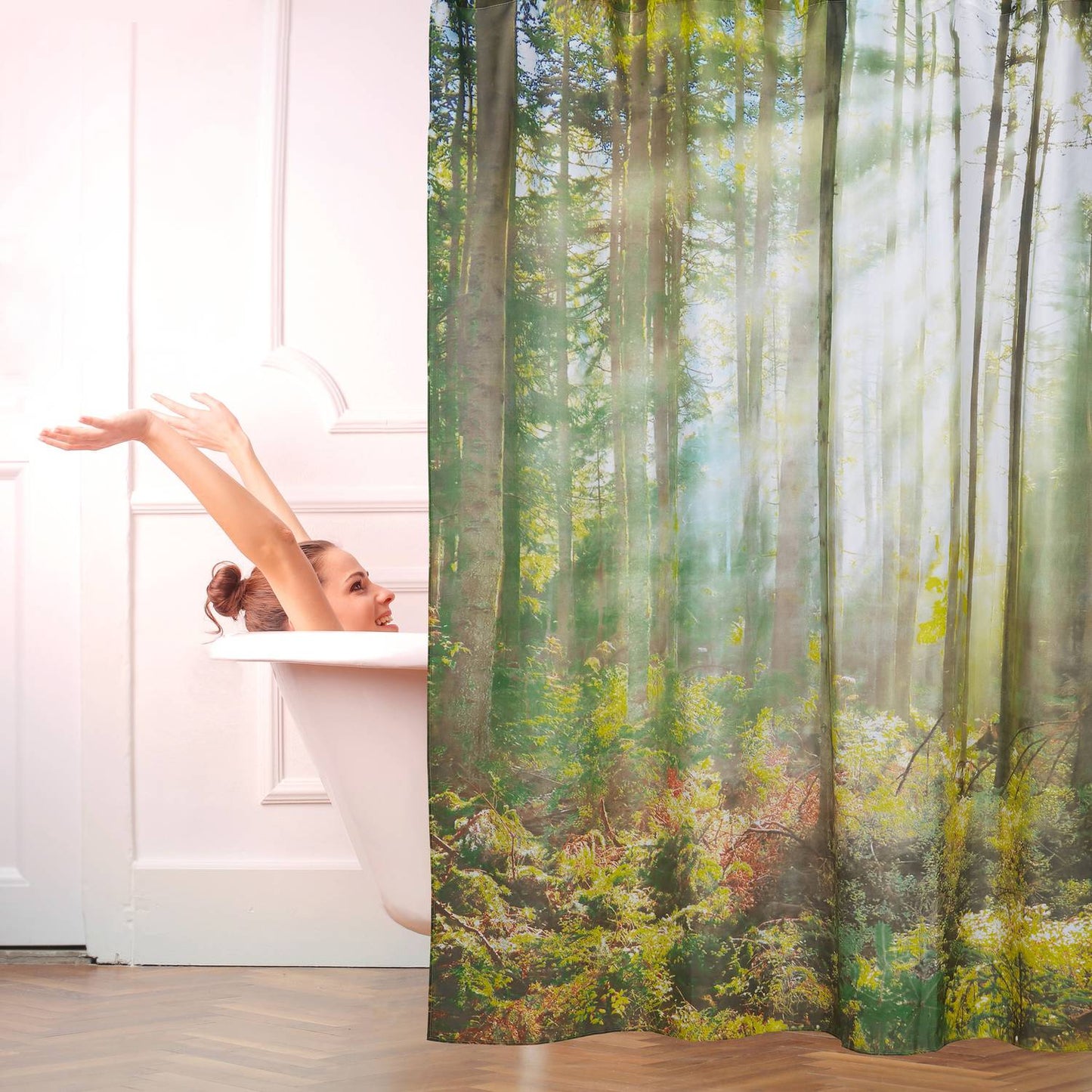 Forest shower curtain 180 x 180 cm