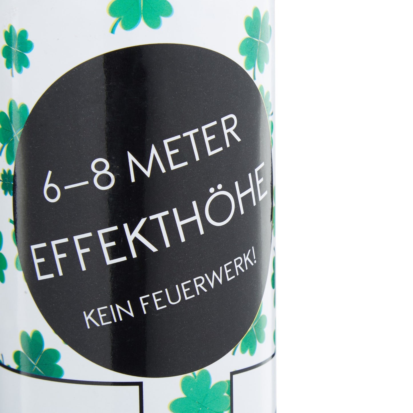 Four-leaf clover confetti cannon