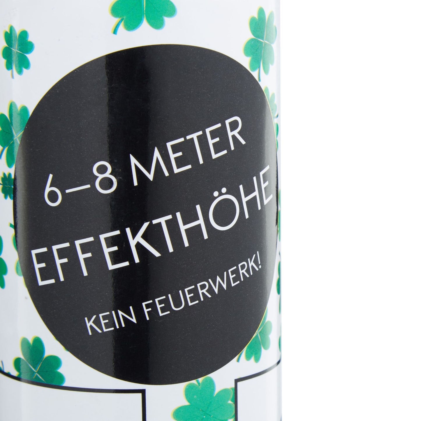 Four-leaf clover confetti cannon