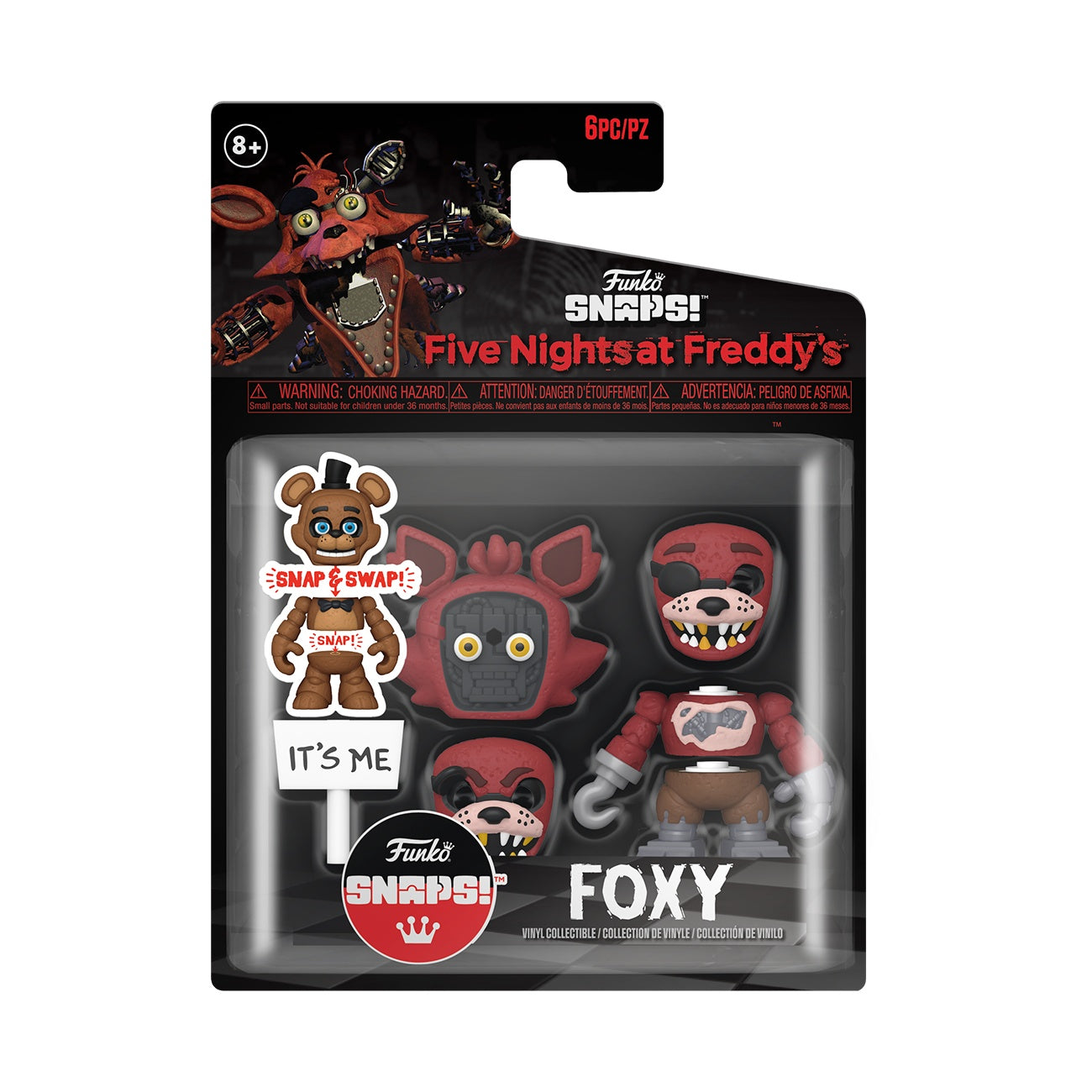 Foxy Snap Figure - Five Nights at Freddy's Collectible Toy