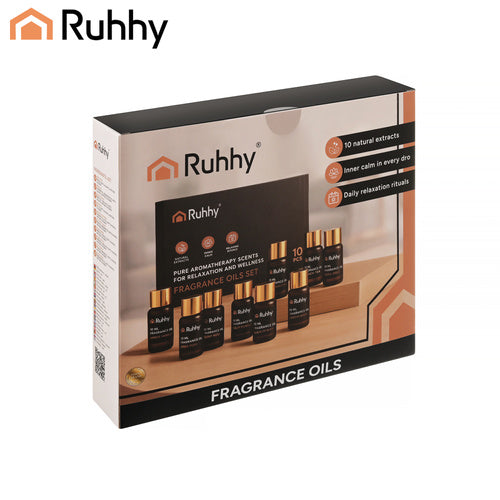 Fragrance Oil Set for Diffusers, 10 x 10ml with Droppers