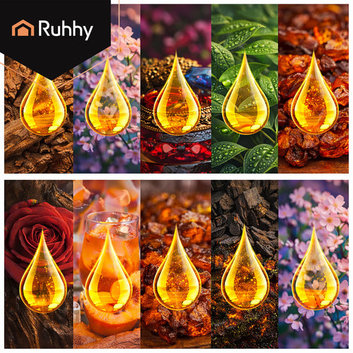 Fragrance Oil Set for Diffusers, 10 x 10ml with Droppers