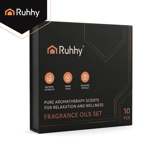 Fragrance Oil Set for Diffusers, 10 x 10ml with Droppers
