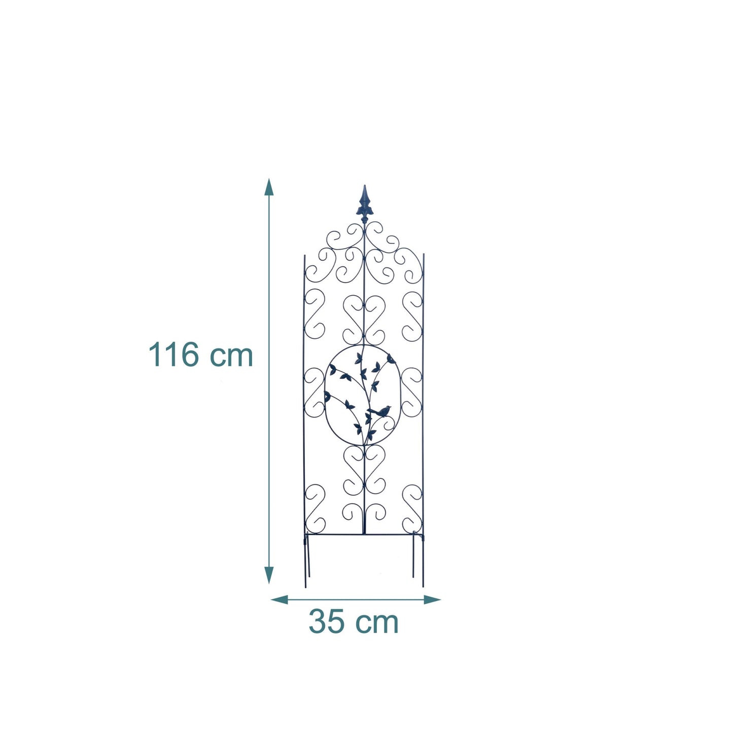 Free-Standing Metal Trellis for Climbing Plants