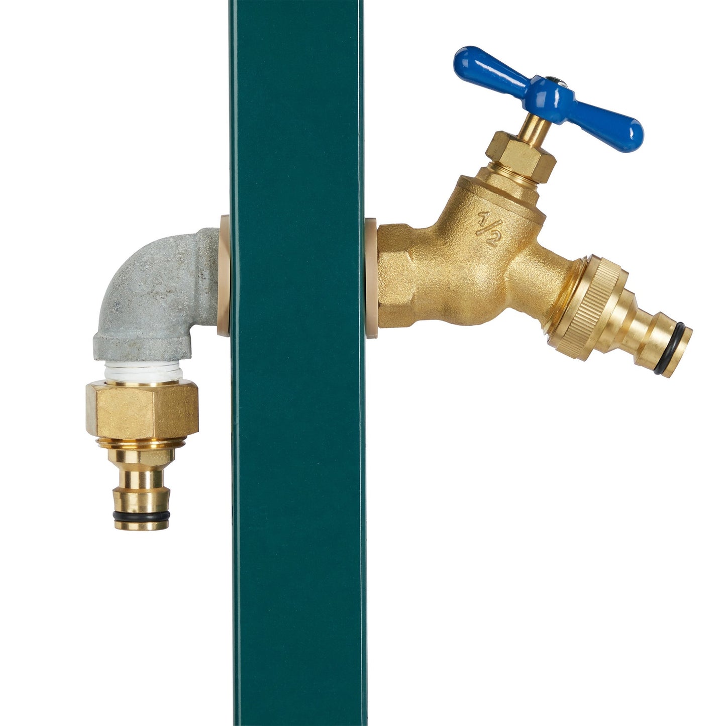 Free-Standing Tap with Hose Pipe Holder