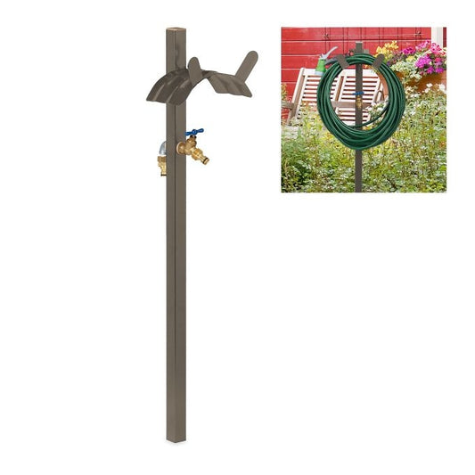 Free-Standing Tap with Hose Pipe Holder