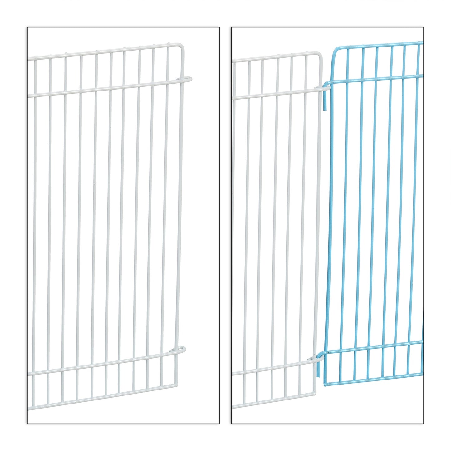 Freedom fence for small animals multicolored
